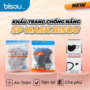 Khẩu Trang Chống Nắng SP MASK Màu Đen