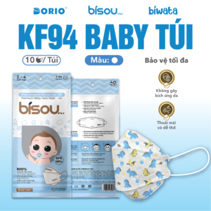 Khẩu Trang KF94 Baby Túi Họa Tiết Khủng Long