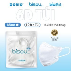 Khẩu Trang Cao Cấp 6D Màu Trắng