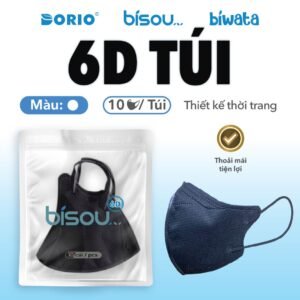 Khẩu Trang Cao Cấp 6D Màu Đen