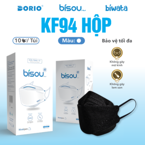 Khẩu Trang Cao Cấp KF94 Hộp Màu Đen