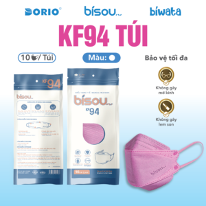Khẩu Trang Cao Cấp KF94 Túi Màu Hồng