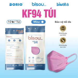Khẩu Trang Cao Cấp KF94 Túi Màu Hồng