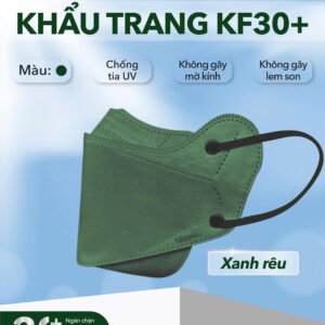 Khẩu Trang Chống Nắng KF30+ Màu Xanh Rêu